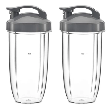 HOT!32Oz Replacement Cups with Flip Top to Go Lid for NutriBullet 600W and Pro 900W Blender (2 Pack)
HOT!32Oz Replacement Cups with Flip Top to Go Lid for NutriBullet 600W and Pro 900W Blender (2 Pack)