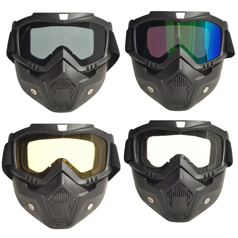 

case for Harley Motorcycle Goggles & Face Helmet Sunglasses Ski Bikes Motocross Motorcycles Detachable Goggles goggles