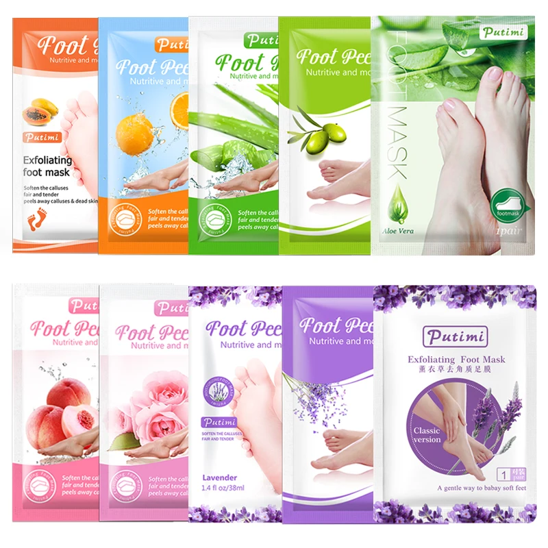 PUTIMI Lavender Feet Mask Peeling Dead Skin Exfoliating Foot Mask Peel Patches Remover Dead Skin Feet Care Pedicure Foot Socks
PUTIMI Lavender Feet Mask Peeling Dead Skin Exfoliating Foot Mask Peel Patches Remover Dead Skin Feet Care Pedicure Foot Socks