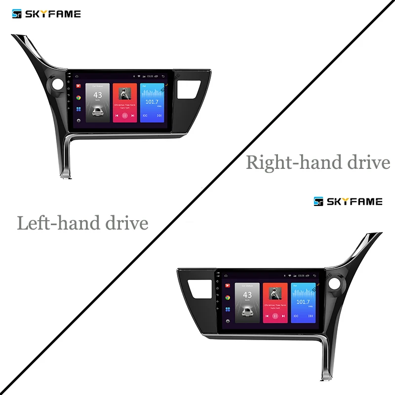 Автомагнитола SKYFAME 4 + 64G для Toyota Corolla 2017 Android мультимедийная система | Автомобили и
