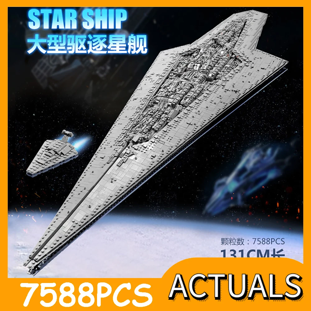 Mould King MOC Star Toys Wars Execytor Super Star Destroyer MOC-15881 Model Kit Building Blocks Bricks Compatible 10221 Gifts
Mould King MOC Star Toys Wars Execytor Super Star Destroyer MOC-15881 Model Kit Building Blocks Bricks Compatible 10221 Gifts