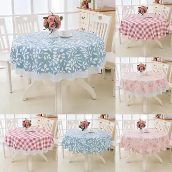 PVC Waterproof Flower Lace/Wave Edge Round Tablecloth Kitchen Dining Table Cover Party Wedding Table Cloth Home Decoration
PVC Waterproof Flower Lace/Wave Edge Round Tablecloth Kitchen Dining Table Cover Party Wedding Table Cloth Home Decoration
