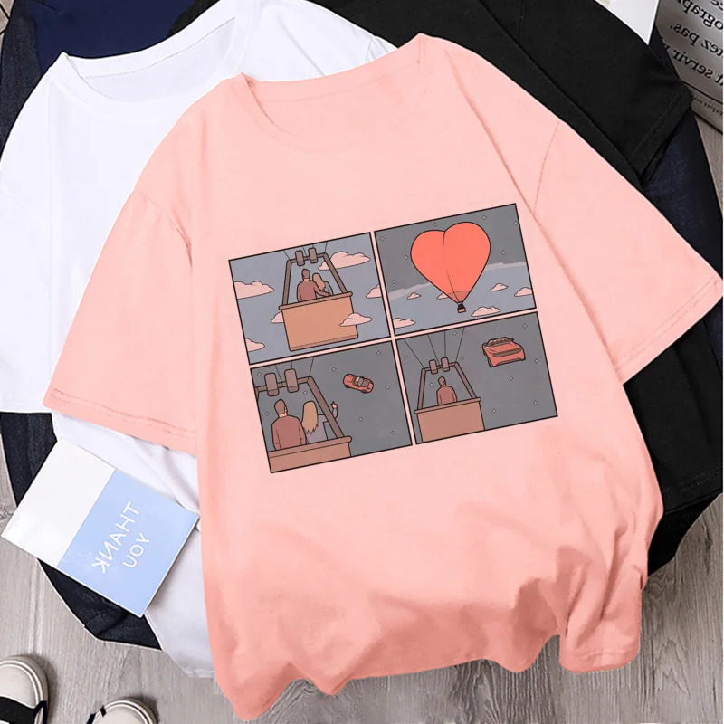 Sitting on a hot air balloon with you you are sitting in someone else's car T Shirt Women Harajuku summer Funny Casual tshirt
Sitting on a hot air balloon with you you are sitting in someone else's car T Shirt Women Harajuku summer Funny Casual tshirt