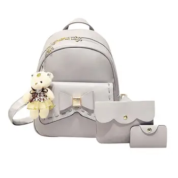 3pcs/set Backpack Women Famous Brand Teenager Girls Composite Travel School Pu Leather Backpack
3pcs/set Backpack Women Famous Brand Teenager Girls Composite Travel School Pu Leather Backpack