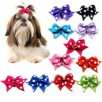 Dog Grooming Bows mix 10colours Cat dog Hair Bows Small Pog Grooming Accessories Dog Hair Rubber Bands Pet Supplier
Dog Grooming Bows mix 10colours Cat dog Hair Bows Small Pog Grooming Accessories Dog Hair Rubber Bands Pet Supplier