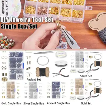 Jewelry Making Kit Jewelry Beading Making Repair Tools Kit DIY Necklace Bracelet Earrings Tool
Jewelry Making Kit Jewelry Beading Making Repair Tools Kit DIY Necklace Bracelet Earrings Tool