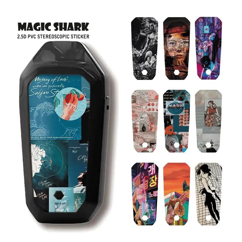 Magic Shark 100% New Stylish Bumpy Sexy Woman Ultra Thin Skin Kit Cover Film Sticker Case for Aspire AVP AIO Vape Pod
Magic Shark 100% New Stylish Bumpy Sexy Woman Ultra Thin Skin Kit Cover Film Sticker Case for Aspire AVP AIO Vape Pod