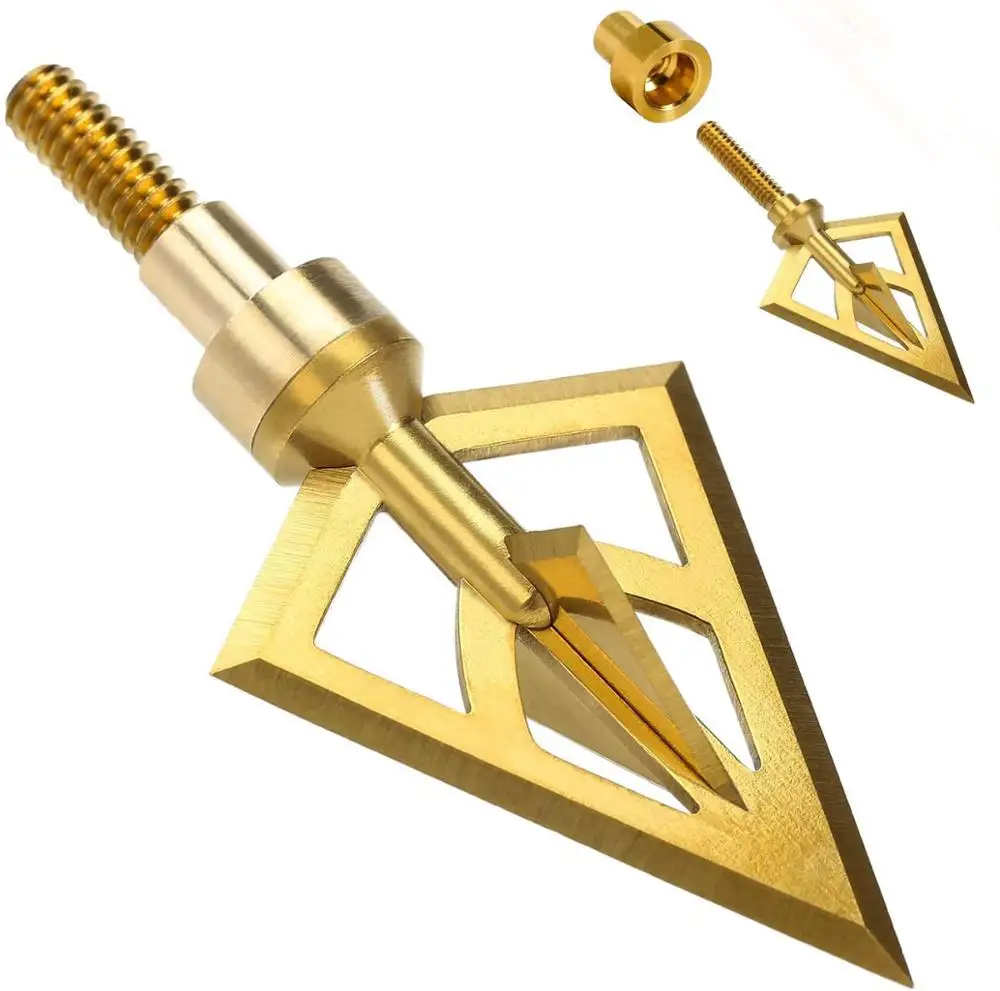 Maifield Broadheads Fixed Blade One-Piece 100/125 Grain. 1inch Cut Hunting Crossbow Broad Head Archery Arrow Tip 3Pack
Maifield Broadheads Fixed Blade One-Piece 100/125 Grain. 1inch Cut Hunting Crossbow Broad Head Archery Arrow Tip 3Pack