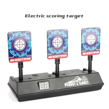 Kids Toys Auto-Reset Intelligent Light Sound Effect Scoring Target Electronic Digital Target For Blaster Gun Toy
Kids Toys Auto-Reset Intelligent Light Sound Effect Scoring Target Electronic Digital Target For Blaster Gun Toy