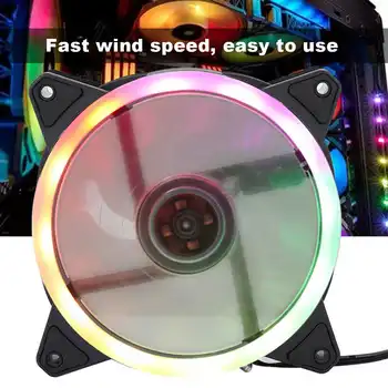 PC Cooling Fan 120mm Silent Cooler Fan Heatsink LED RGB Computer Fan Fast Wind Speed heat dissipation for PC Case fan cooling
PC Cooling Fan 120mm Silent Cooler Fan Heatsink LED RGB Computer Fan Fast Wind Speed heat dissipation for PC Case fan cooling