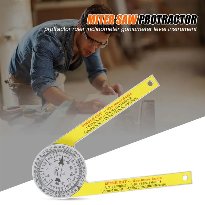 Calibration Tool Protractor Finder Angle Finder Miter Saw Goniometer Miter Gauge Arm Measuring Ruler 505p-7
Calibration Tool Protractor Finder Angle Finder Miter Saw Goniometer Miter Gauge Arm Measuring Ruler 505p-7