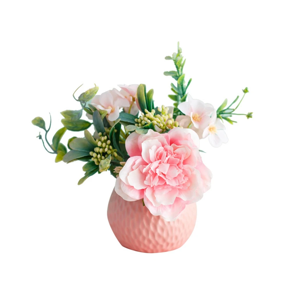 B-LIFE Flower Artificial Hydrangea Bouquet with Small Ceramic Vase Fake Hydrangea Flower Potted Artificial Fake Variety Silk
B-LIFE Flower Artificial Hydrangea Bouquet with Small Ceramic Vase Fake Hydrangea Flower Potted Artificial Fake Variety Silk