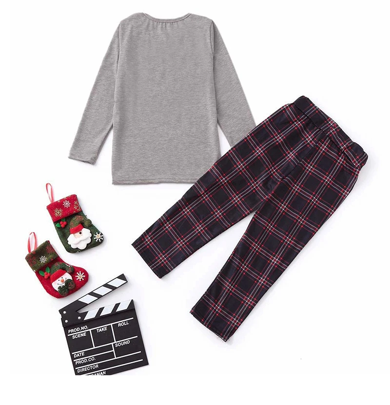 Family Matching Deer Christmas Pajamas Sets 2019 New Hot Mum Dad Kids Baby Sleepwear Nightwear Homewear Family Matching Pjs Suit_04.jpg