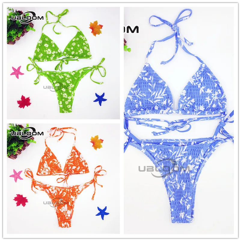 Купальник-бикини женский плиссированный с чашками пуш-ап и цветочным принтом
Купальник-бикини женский плиссированный с чашками пуш-ап и цветочным принтом