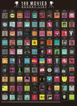 MT1677 Scratch 100 Movie Classic Film Collage Painting Art Poster Print Canvas Home Decor Picture Wall Print
MT1677 Scratch 100 Movie Classic Film Collage Painting Art Poster Print Canvas Home Decor Picture Wall Print