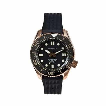 PROXIMA SBDX001 Gold Dial NH35 Tuna Diver Automatic Wristwatch MarineMaster CUSN8 Bronze
PROXIMA SBDX001 Gold Dial NH35 Tuna Diver Automatic Wristwatch MarineMaster CUSN8 Bronze