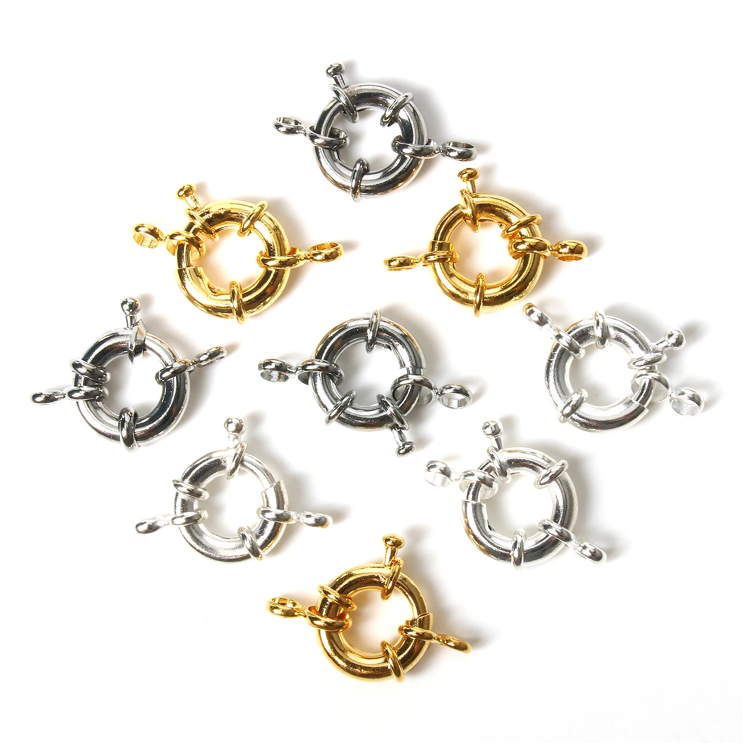 Clavicle Necklace Clasp Gold Silver Color Metal Fastener Bracelet Clasps Buckle Connector for Jewelry Making Diy Accessories
Clavicle Necklace Clasp Gold Silver Color Metal Fastener Bracelet Clasps Buckle Connector for Jewelry Making Diy Accessories