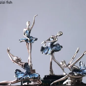 Ballet Girl Statue Resin Decorative Ornaments Modern Style Girl Statue Adornment Home Desktop Decoration Crafts
Ballet Girl Statue Resin Decorative Ornaments Modern Style Girl Statue Adornment Home Desktop Decoration Crafts
