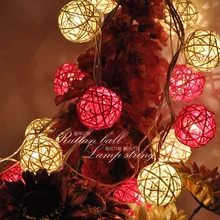 Thai Rural 20 PCS 2 Meters - 20 LEDs US Plug / Battery Rattan Ball LED String Night Lights ночники лампа светодиодная декор
Thai Rural 20 PCS 2 Meters - 20 LEDs US Plug / Battery Rattan Ball LED String Night Lights ночники лампа светодиодная декор