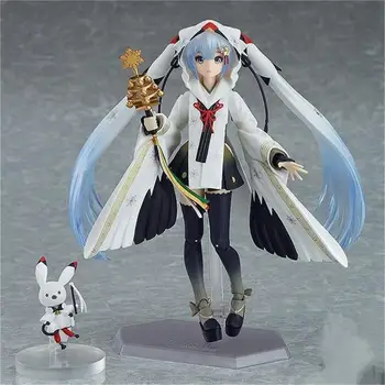 Hastune Miku FIGMA 045 Figure EX-045 Snow Hatsune Miku Crane Priestess Version PVC Action Figures Toys
Hastune Miku FIGMA 045 Figure EX-045 Snow Hatsune Miku Crane Priestess Version PVC Action Figures Toys