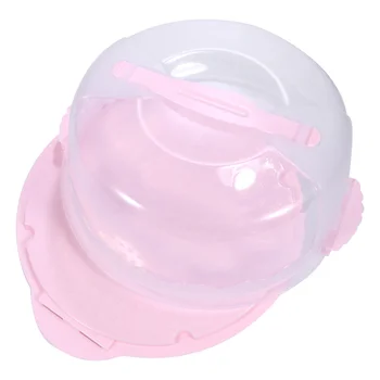 8 Inches Cake Box Portable Handheld Cake Packaging Food Storage Case Fresh Keeping Container with Lid (Pink) 
8 Inches Cake Box Portable Handheld Cake Packaging Food Storage Case Fresh Keeping Container with Lid (Pink)