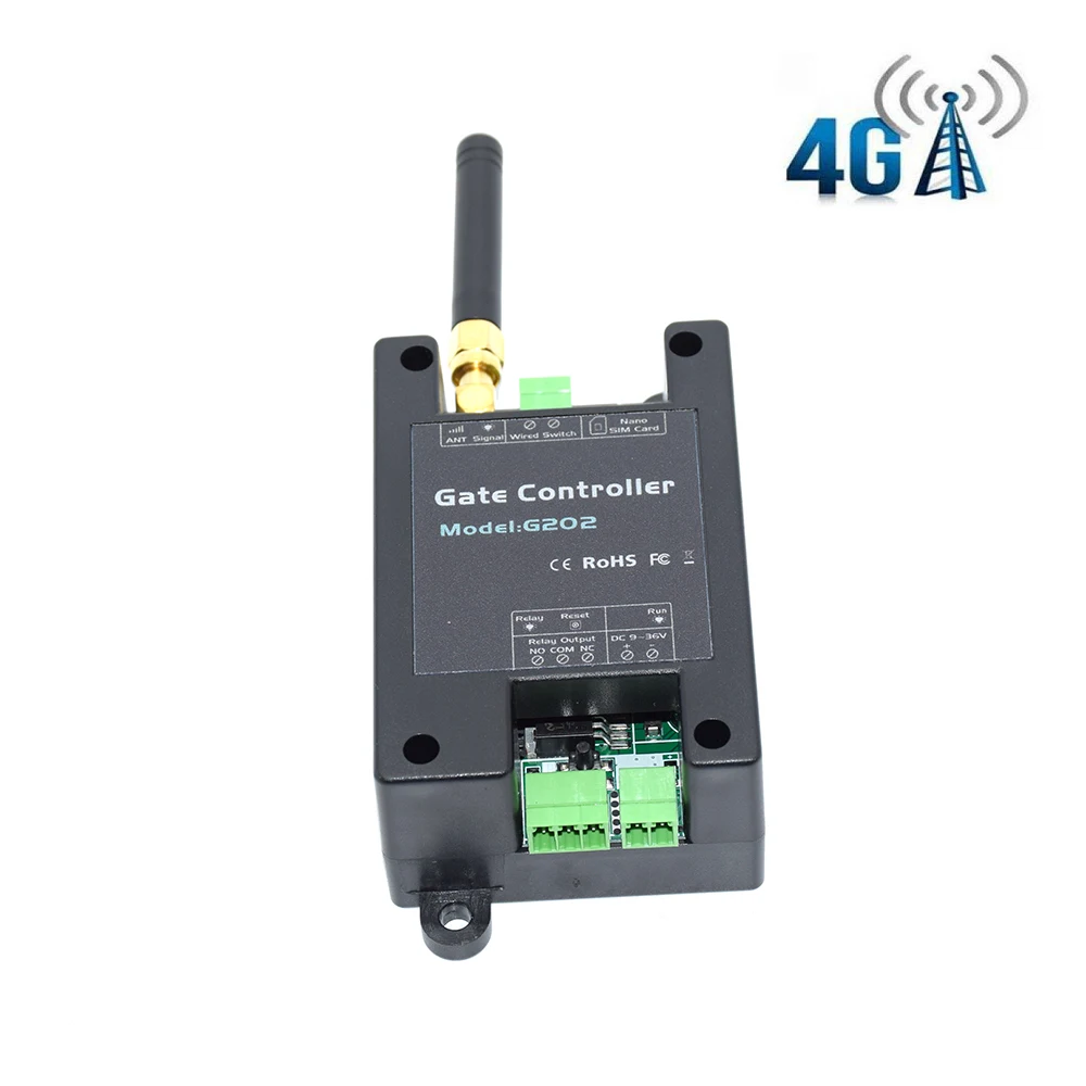 Фото 4G LTE 2G GSM SMS Smart Remote Relay Switch Controller Standard DIN-rail Mounting Gate Opener | Безопасность и защита