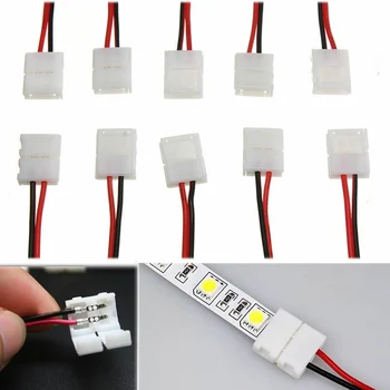 10PCS PCB Cable 2 Pin LED Strip Connector 5050 Single Color Adapter Single Head Durable And Practical To Use
10PCS PCB Cable 2 Pin LED Strip Connector 5050 Single Color Adapter Single Head Durable And Practical To Use