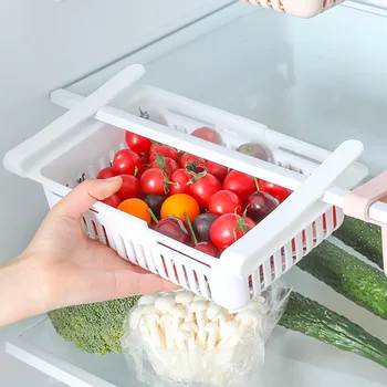 Refrigerator Retractable Storage Basket Household Pull Type Classification Storage Fresh-keeping Box Layered Partition Racks
Refrigerator Retractable Storage Basket Household Pull Type Classification Storage Fresh-keeping Box Layered Partition Racks