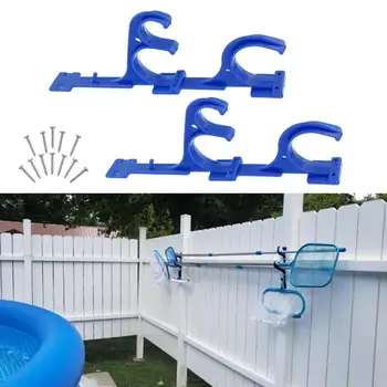 Pool Pole Hanger Leaf Rakes Vacuum Hose With Screw Multi Purpose Brushes Decks Garden Tools Blue Skimmers Outdoor Plastic Holder 
Pool Pole Hanger Leaf Rakes Vacuum Hose With Screw Multi Purpose Brushes Decks Garden Tools Blue Skimmers Outdoor Plastic Holder