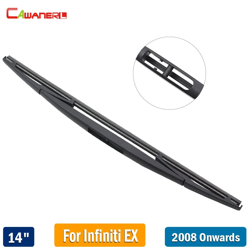 Cawanerl 350mm 14" Car Rear Windscreen Wiper Rubber Back Window Blade For Infiniti EX EX25 EX35 EX37 EX30 2008-2017 | Автомобили и
