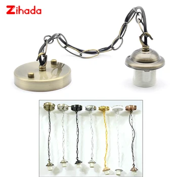 1PC E27 Edison Retro Lamp Holder Ceiling Rose Gold Lamp Base e27 socket with Chain for Chandelier Led Pendant light Accessories
1PC E27 Edison Retro Lamp Holder Ceiling Rose Gold Lamp Base e27 socket with Chain for Chandelier Led Pendant light Accessories