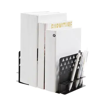 2019 Pen Holder Desktop Book Storage Rack Durable Hollow Triangled Iron Craft Bookend with Pen Holder Desktop Book Storage Rack
2019 Pen Holder Desktop Book Storage Rack Durable Hollow Triangled Iron Craft Bookend with Pen Holder Desktop Book Storage Rack