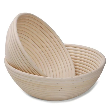 2Pcs Dough Rattan Basket Dough Bread Proofing Proving Fermentation Country Baskets 22 x 8cm
2Pcs Dough Rattan Basket Dough Bread Proofing Proving Fermentation Country Baskets 22 x 8cm