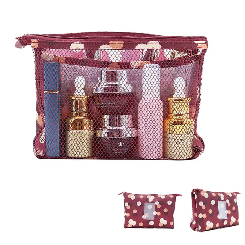 Cosmetic Storage Zipper Pouch Nylon Mesh Travel Make up Organizer Toiletry Bags Women Vanity Bag Beauty Case Travel Necessities
Cosmetic Storage Zipper Pouch Nylon Mesh Travel Make up Organizer Toiletry Bags Women Vanity Bag Beauty Case Travel Necessities