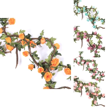 Artificial Flower Silk Rose Flower Hanging Artificial Plants Wedding Party Garland Craft Summer Garden Decor
Artificial Flower Silk Rose Flower Hanging Artificial Plants Wedding Party Garland Craft Summer Garden Decor