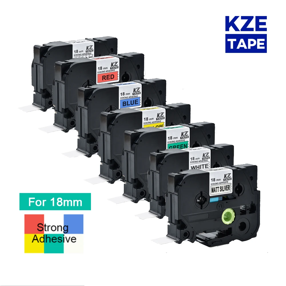 Compatible Brother label tape 18mm Strong Adhesive Multicolor tze tape for P-touch Brother printer Tze-S241 tze-s241 tzes241
Compatible Brother label tape 18mm Strong Adhesive Multicolor tze tape for P-touch Brother printer Tze-S241 tze-s241 tzes241
