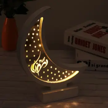 1 pc Night Light White Moon Decorative Muslim Eid Wooden Gifts Desktop Lamp Bedside Lights for Party Home Festival
1 pc Night Light White Moon Decorative Muslim Eid Wooden Gifts Desktop Lamp Bedside Lights for Party Home Festival