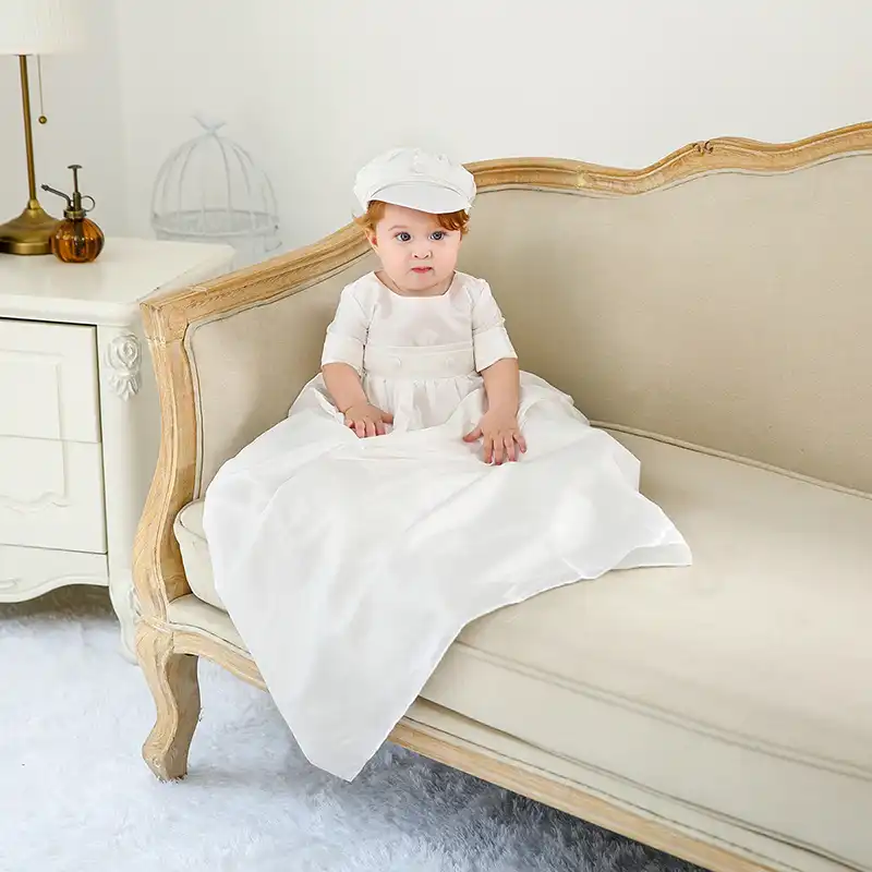 boys christening robe