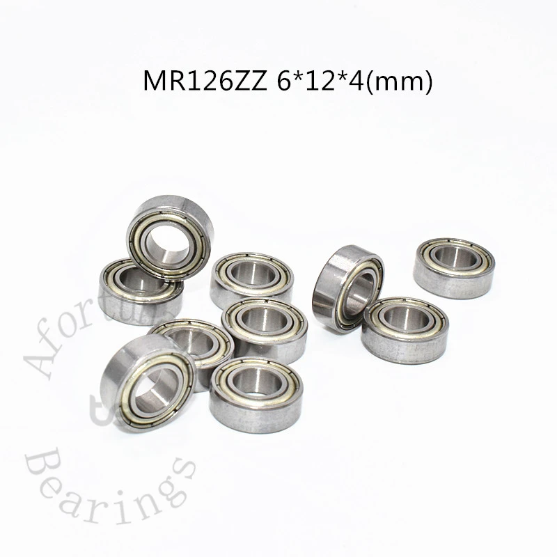 Miniature Bearing 10pcs MR126ZZ 6*12*4(mm) free shipping chrome steel Metal sealed High speed Mechanical equipment parts
Miniature Bearing 10pcs MR126ZZ 6*12*4(mm) free shipping chrome steel Metal sealed High speed Mechanical equipment parts