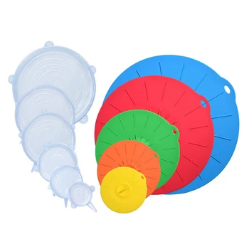 Silicone Stretch Lids, Food Storage Covers with Durable and Stretchable Fit Various Sizes and Shapes of Containers,Keeping Food
Silicone Stretch Lids, Food Storage Covers with Durable and Stretchable Fit Various Sizes and Shapes of Containers,Keeping Food