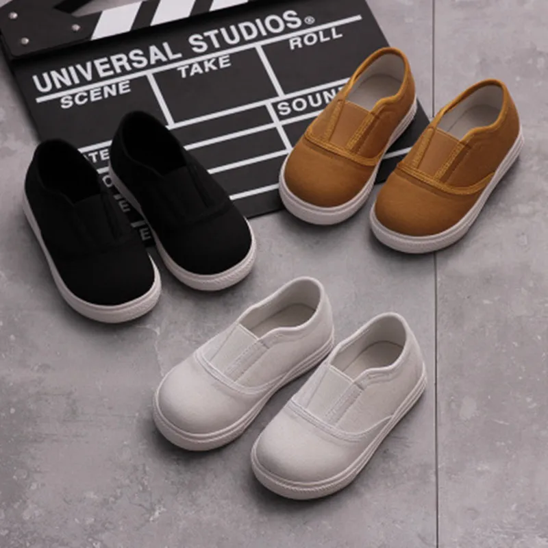 Spring Trend Children's Canvas Shoes Unisex Round Toe Anti-kick Low Band Shoes Solid Color Soft Bottom Slip-on Shoes For Kids
Spring Trend Children's Canvas Shoes Unisex Round Toe Anti-kick Low Band Shoes Solid Color Soft Bottom Slip-on Shoes For Kids