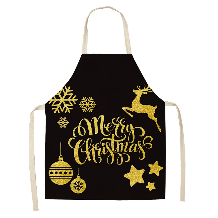 High Quality Christmas Apron Fabric linen printed bodice overalls apron Home Cooking Baking Bibs Cleaning Tools
High Quality Christmas Apron Fabric linen printed bodice overalls apron Home Cooking Baking Bibs Cleaning Tools