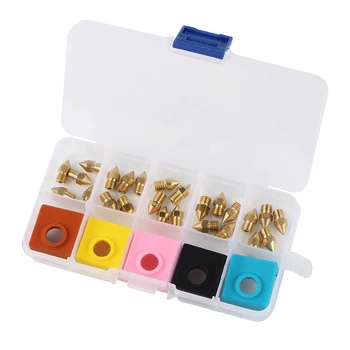 3D Printer Parts MK9 Extruder Nozzle Extruder Print Head 0.2/0.3/0.4/0.5/0.8/Mk9 Silicone Sock for Creality CR-10 Ender3
3D Printer Parts MK9 Extruder Nozzle Extruder Print Head 0.2/0.3/0.4/0.5/0.8/Mk9 Silicone Sock for Creality CR-10 Ender3