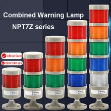 1Pcs NPT7Z-3D/1D/2D/4D/5D Without Sound Multi-layer Combination Warning Light LED Waterproof Machine Tool Lamp 12V 24V 220V
1Pcs NPT7Z-3D/1D/2D/4D/5D Without Sound Multi-layer Combination Warning Light LED Waterproof Machine Tool Lamp 12V 24V 220V