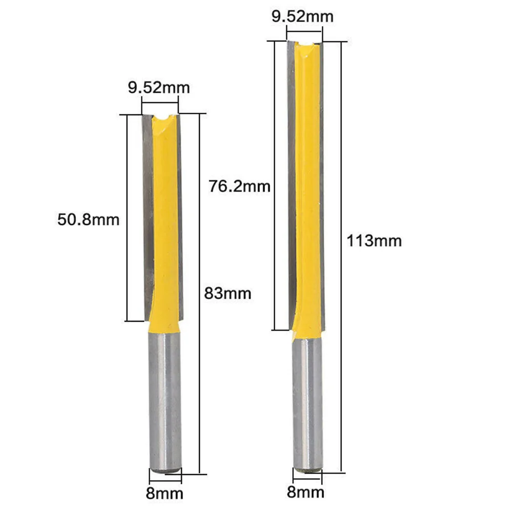 High Quality 1/4" Shank Extra Long 2" Blade 3/8" Cutting Diameter Straight Router Bit C2 Carbide Blades
High Quality 1/4" Shank Extra Long 2" Blade 3/8" Cutting Diameter Straight Router Bit C2 Carbide Blades