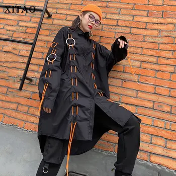 XITAO Vintage Plus Size Womens Tops and Blouses Personality Drawstring Mid-length Shirt Women Clothes 2020 Streetwear GCC3388
XITAO Vintage Plus Size Womens Tops and Blouses Personality Drawstring Mid-length Shirt Women Clothes 2020 Streetwear GCC3388