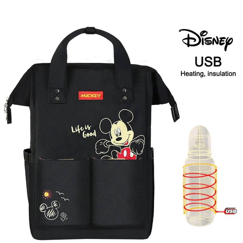 Disney Diaper Bag Backpack For Moms Baby Bag Maternity For Baby Care Nappy Bag Travel Stroller USB Heating Send Free 1Piar Hooks
Disney Diaper Bag Backpack For Moms Baby Bag Maternity For Baby Care Nappy Bag Travel Stroller USB Heating Send Free 1Piar Hooks