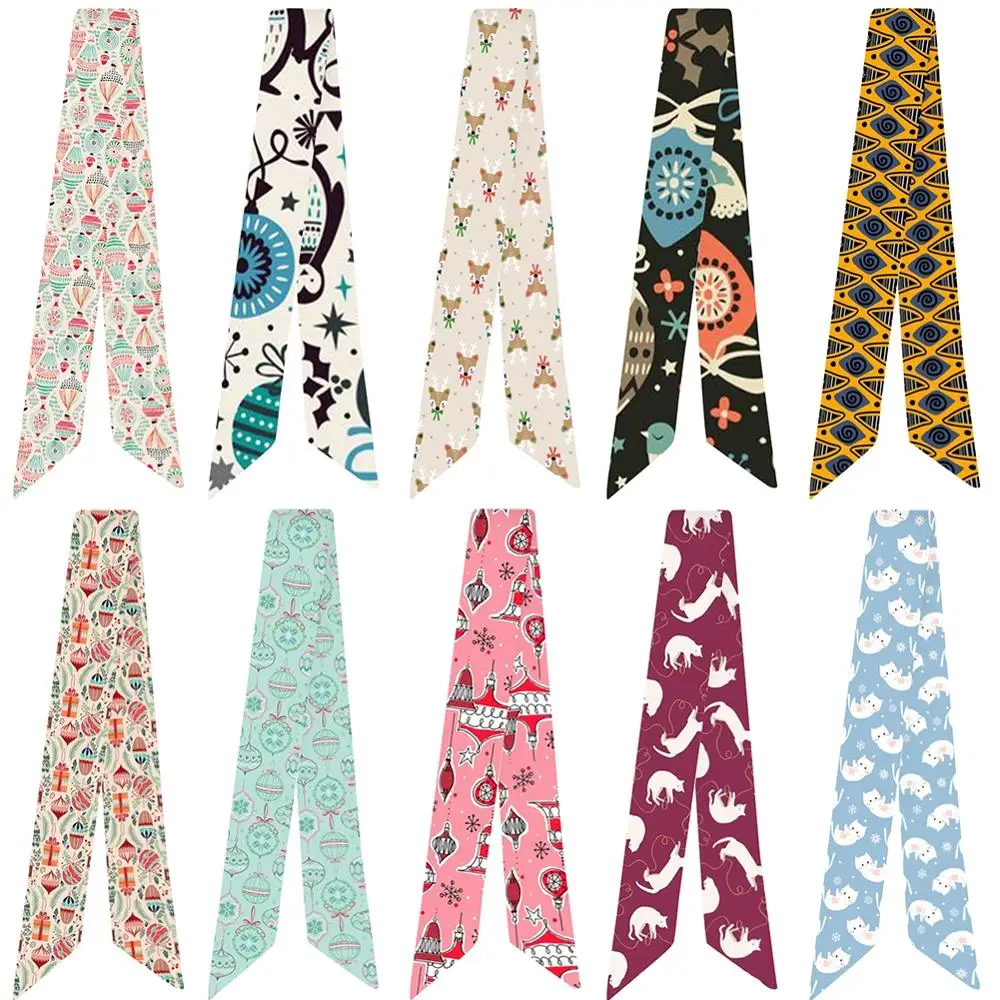 Lovely Cartoon Small Cat Print Pattern Ladies Small Silk Scarf Mutiple-Function Twill Smooth Ribbons
Lovely Cartoon Small Cat Print Pattern Ladies Small Silk Scarf Mutiple-Function Twill Smooth Ribbons