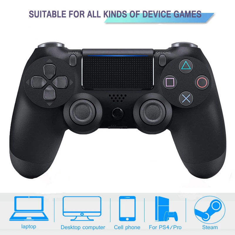 PS4 Controller Bluetooth Gamepad For DualShock 4 Wireless Controller FOR SONY PlayStation Pro/Slim/PC/Android/IOS/iPad Joystick
PS4 Controller Bluetooth Gamepad For DualShock 4 Wireless Controller FOR SONY PlayStation Pro/Slim/PC/Android/IOS/iPad Joystick
