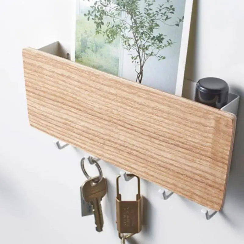 Wall-hung Type Wooden Decorative Wall Shelf Sundries Storage Box Prateleira Hanger Organizer Key Rack Wood Wall Shelf
Wall-hung Type Wooden Decorative Wall Shelf Sundries Storage Box Prateleira Hanger Organizer Key Rack Wood Wall Shelf